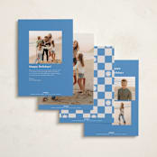 "Good vibes in 25" - Holiday Cards in Bluebell by Jackie Crawford - Back of Card Options