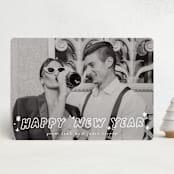 "Pizazz" - Holiday Cards in Starlight by Everett Paper Goods - Front