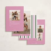"adios" - Holiday Cards in Rosa by Megan Davis - Back of Card Options