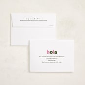 "adios" - Holiday Cards in Rosa by Megan Davis - FREE Recipient Addressing