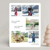 "Forgot" - Holiday Cards in Evergreen by Megan Davis - Front