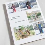 "Forgot" - Holiday Cards in Evergreen by Megan Davis - Detail