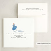 "Nutcracker Ornament" - Holiday Ornament Cards in Frost by Grae - FREE Recipient Addressing