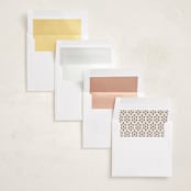 "Ornate" - Holiday Ornament Cards in Navy by Jennifer Lew - Envelope Liner Options