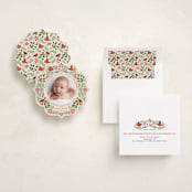"A little more merry" - Holiday Ornament Cards in Robin by Paper Sun Studio - Assembled