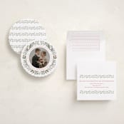 "Ornament Wreathe" - Holiday Ornament Cards in Holly Berry by Mansi Verma - Assembled