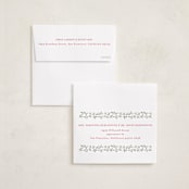 "Ornament Wreathe" - Holiday Ornament Cards in Holly Berry by Mansi Verma - FREE Recipient Addressing