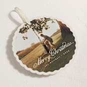 "Noelle" - Holiday Ornament Cards in Marshmallow by Pati Cascino - Detail