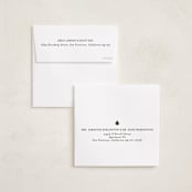 "Noelle" - Holiday Ornament Cards in Marshmallow by Pati Cascino - FREE Recipient Addressing