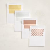 "Scalloped Holly" - Holiday Ornament Cards in Cranberry by Teju Reval - Envelope Liner Options