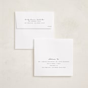 "Album View" - Foil-Pressed Holiday Photo Mount Cards in Snow by Everett Paper Goods - FREE Recipient Addressing