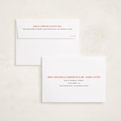 "Portrait Custom" - Foil-Pressed Holiday Photo Mount Cards in Charcoal by Minted Custom - FREE Recipient Addressing