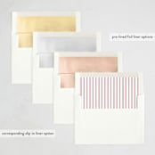 "Hampton Frame" - Party Invitations in Poinsettia by Amy Kross - Envelope Liner Options