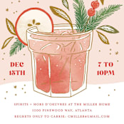 "Bottle of Rum" - Party Invitations in Bubbly by Paper Raven Co. - Detail