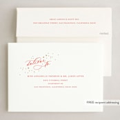 "Bottle of Rum" - Party Invitations in Bubbly by Paper Raven Co. - FREE Recipient Addressing