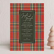 "Tweed" - Party Invitations in Flannel by Wildfield Paper Co - Front