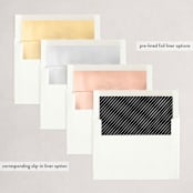 "Dying to See You" - Party Invitations in Pewter by Hooray Creative - Envelope Liner Options