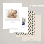 "Garland" - Party Invitations in Balsam Fir by Claudia Orengo - Back of Card Options