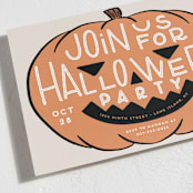 "Lantern" - Party Invitations in Pumpkin by Claudia Orengo - Detail