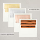 "Lantern" - Party Invitations in Pumpkin by Claudia Orengo - Envelope Liner Options