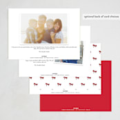 "Toasty and Tipsy" - Party Invitations in Scarlet by Jill Delavan - Back of Card Options