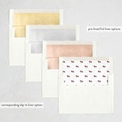 "Toasty and Tipsy" - Party Invitations in Scarlet by Jill Delavan - Envelope Liner Options