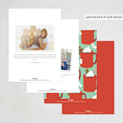 "Hot Chocolate" - Party Invitations in Pine by Alethea and Ruth - Back of Card Options