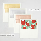 "Hot Chocolate" - Party Invitations in Pine by Alethea and Ruth - Envelope Liner Options