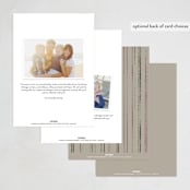 "Come for the Boos" - Party Invitations in Fudge by Renee Christensen - Back of Card Options