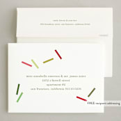 "La Party" - Party Invitations in Ivory by Baumbirdy - FREE Recipient Addressing