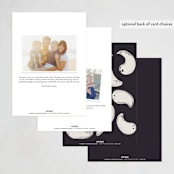"Ghosts" - Party Invitations in Night by Gwen Bedat - Back of Card Options