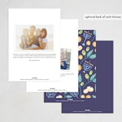 "Festival of Lights Party Invitation" - Party Invitations in Grape by Julia Simons - Back of Card Options