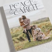 "Peaceful Earth" - Holiday Cards in Ocean by Erin German - Detail