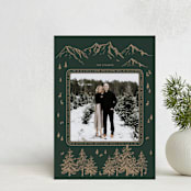 "The Heaven and Nature Sing" - Holiday Cards in Pine by Sherley Ferreira - Front