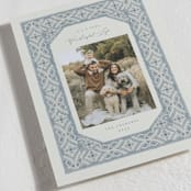 "Linked" - Holiday Cards in Frosted by Jen Owens - Detail