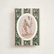 "Holiday Garland Ribbon" - Holiday Cards in Gumdrop by Jackie Crawford - Front