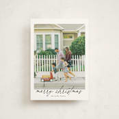 "The Merry" - Holiday Cards in Marshmallow by Tamara Hilje - Front