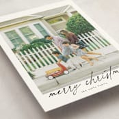 "The Merry" - Holiday Cards in Marshmallow by Tamara Hilje - Detail