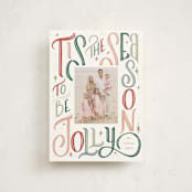 "Jolly Season" - Holiday Cards in Classic by Leah Bisch - Front