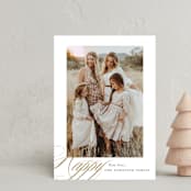 "Golden Joy" - Holiday Cards in Caramel by Brooke Chandler - Front
