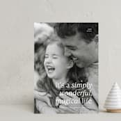 "Magical life" - Holiday Cards in Snow by Blustery August - Front