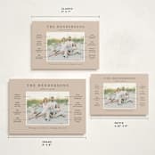 "Our Year in Review" - Holiday Cards in Ginger by Kristen Knechtel - Formats Available