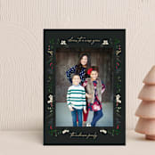 "Love, Peace & Hope" - Holiday Cards in Holly by Susan Moyal - Front