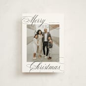 "Merry Script" - Holiday Cards in Ink by Nicole Walsh - Front