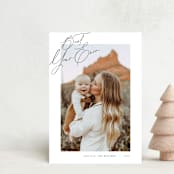 "Corner Note" - Holiday Cards in Snow by Stephanie Hawkes - Front