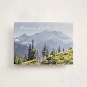 "Peace lettering" - Holiday Cards in Frost by Creo Study - Front