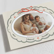 "Cherished Christmas" - Holiday Cards in Pudding by Ashley Iwafuchi - Detail