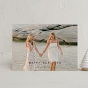 "sentimental" - Holiday Cards in Noir by Sara Hicks Malone - Front