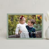 "Simple Statement" - Holiday Cards in Sage by Nicole Walsh - Front