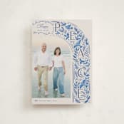 "Peaceful Arch" - Holiday Cards in Porcelain by Elly - Front